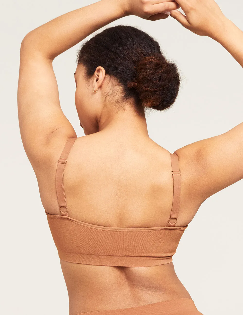 Full Bust Wireless Bra - Dune,Women Wear