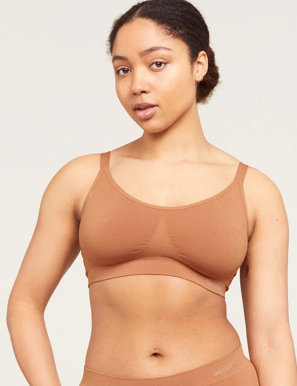Full Bust Wireless Bra - Dune,Women Wear