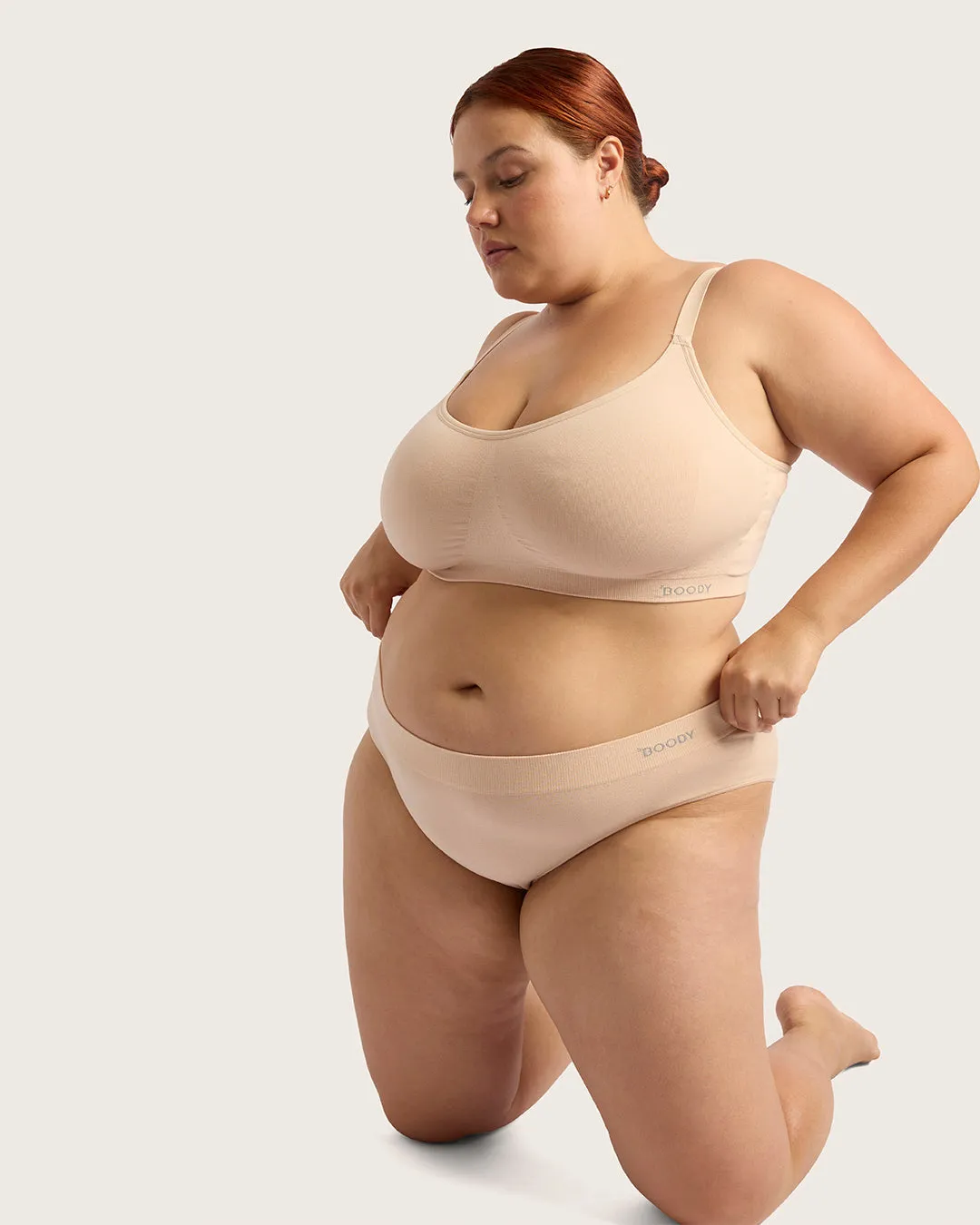 Full Bust Wireless Bra - Shell,Women Wear