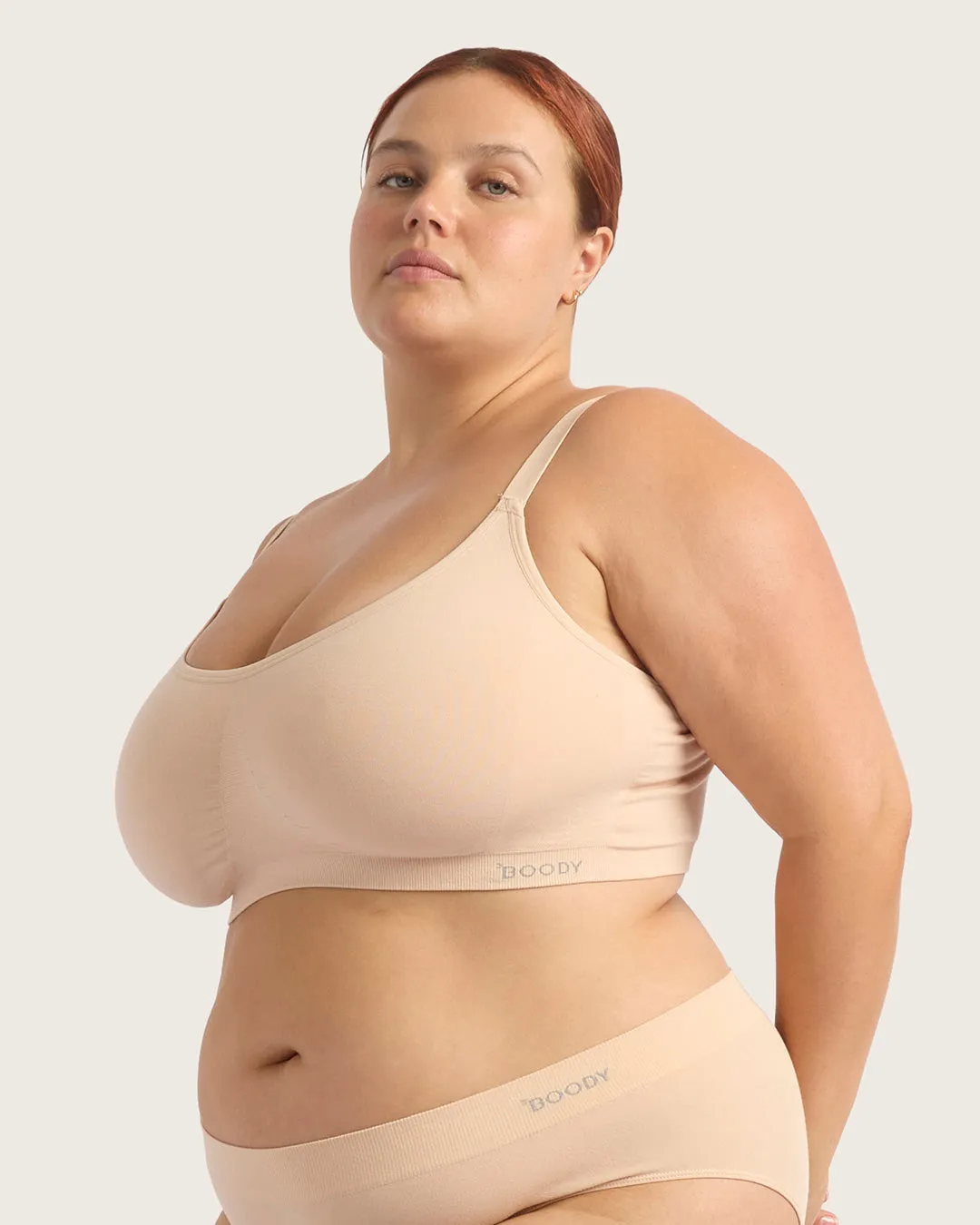 Full Bust Wireless Bra - Shell,Women Wear