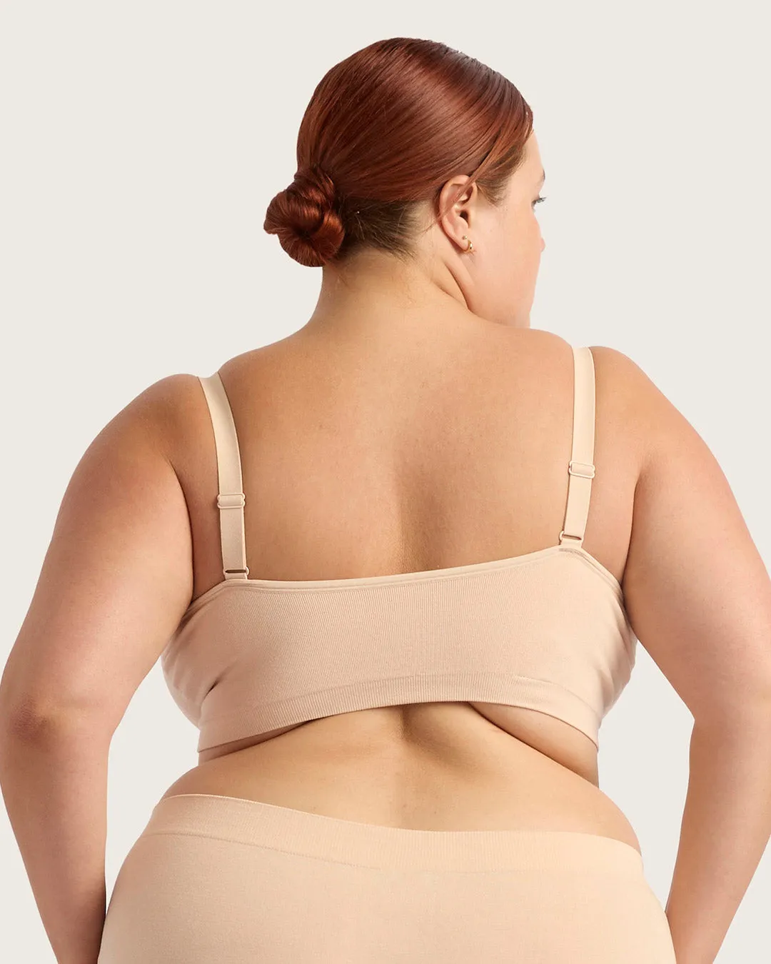 Full Bust Wireless Bra - Shell,Women Wear