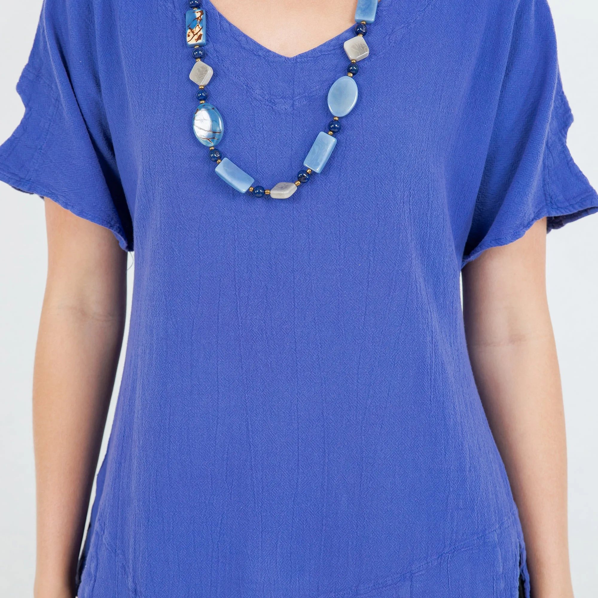Giselle Keyhole Teardrop Detailed Top- All Sizes!,Women Wear