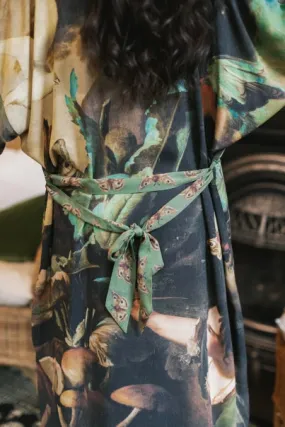 Heartwork Artisan Bamboo Duster Kimono Robe,Women Wear