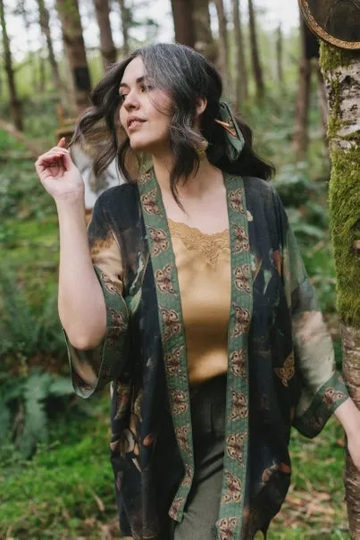 Heartwork Bamboo Cropped Kimono Cardigan,Women Wear