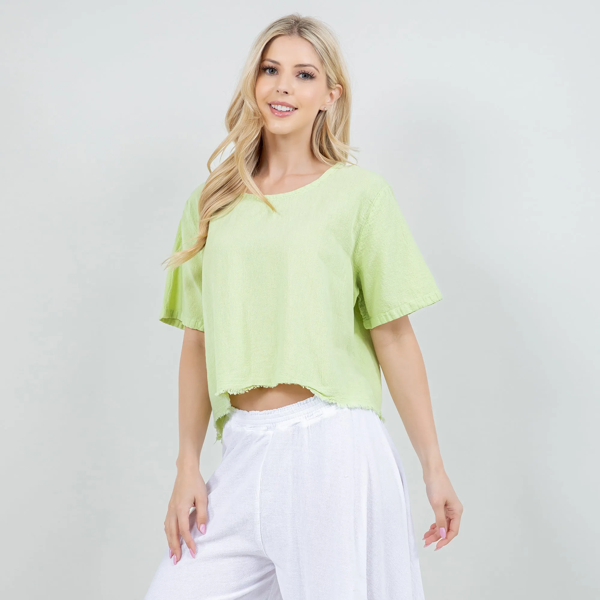 Heidi Top - 100% Cotton Gauze,Women Wear