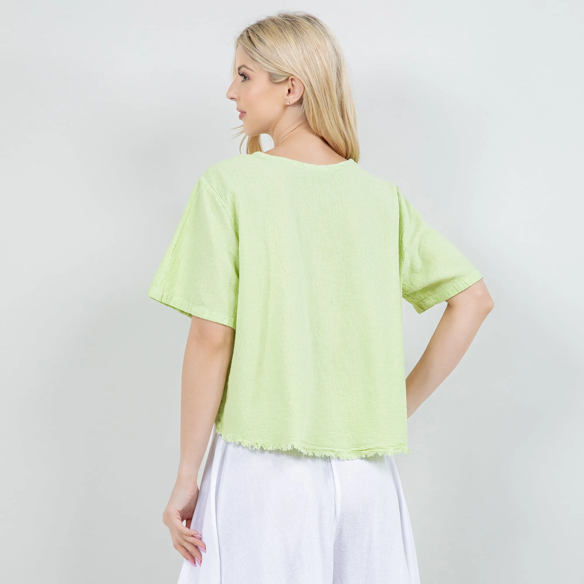 Heidi Top - 100% Cotton Gauze,Women Wear