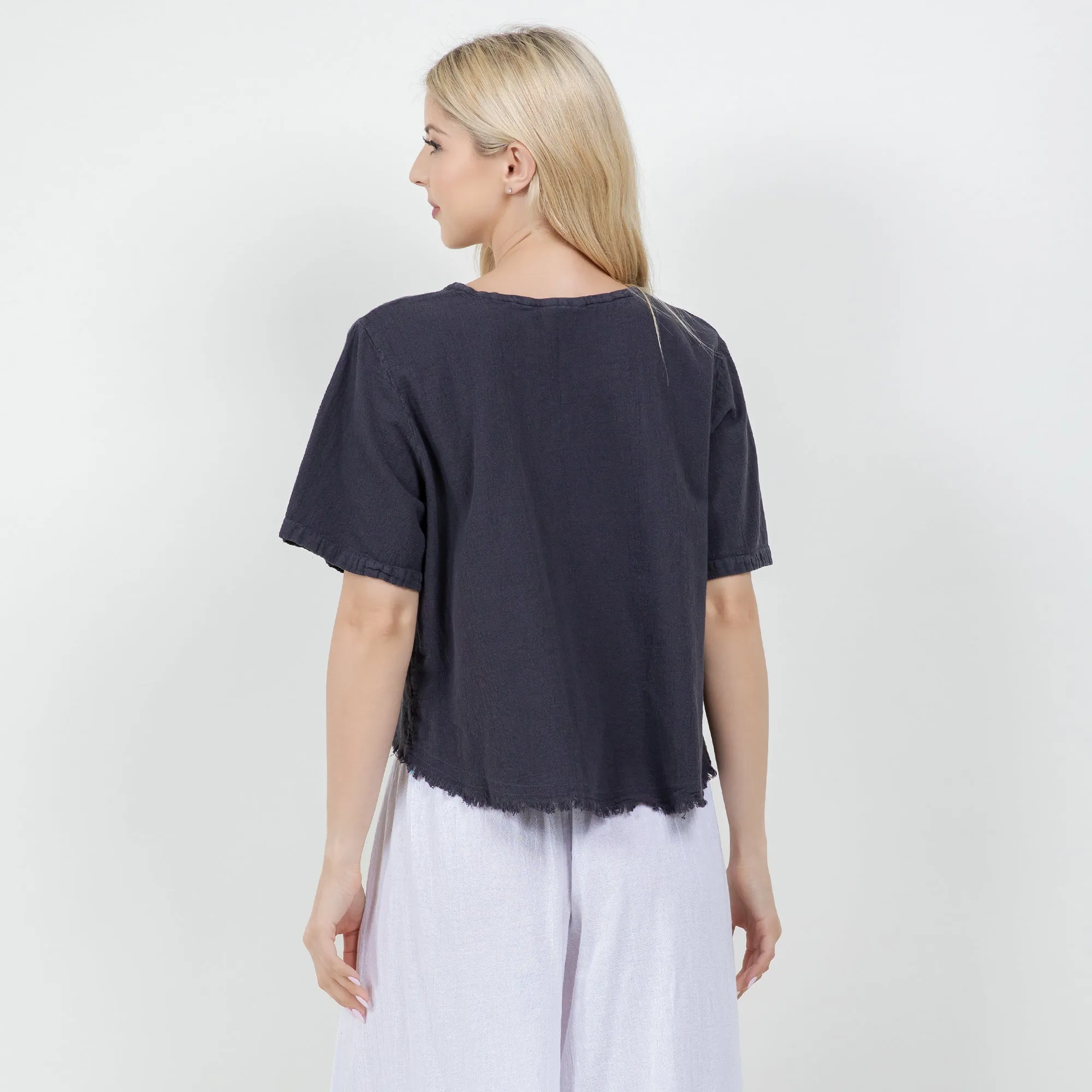 Heidi Top - 100% Cotton Gauze,Women Wear