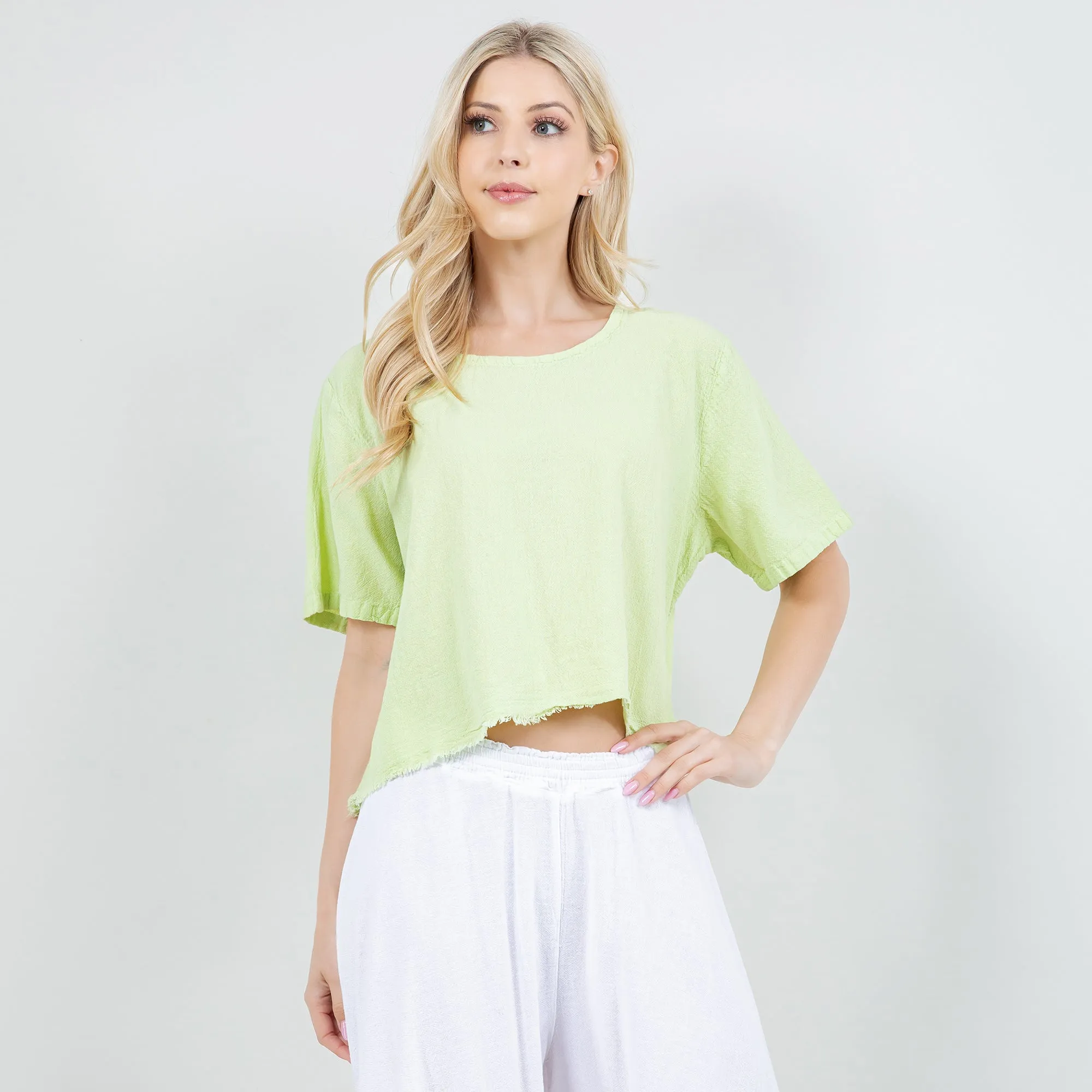 Heidi Top - 100% Cotton Gauze,Women Wear