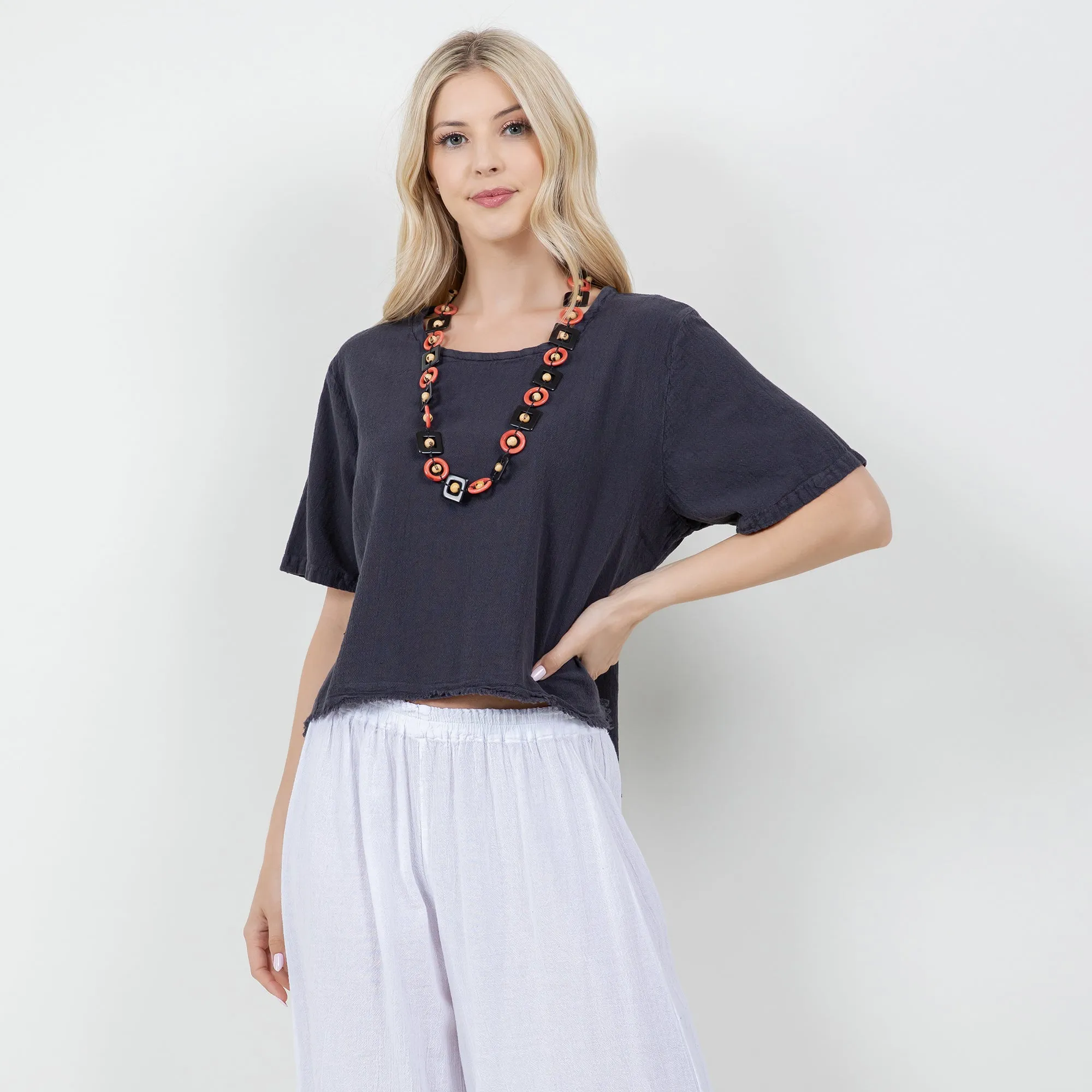 Heidi Top - 100% Cotton Gauze,Women Wear