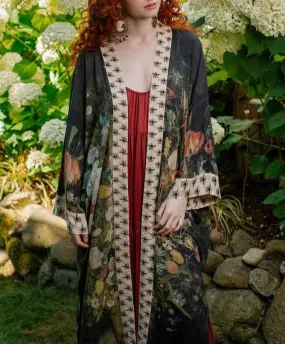 I Dream In Flowers Bamboo Kimono,Women Wear