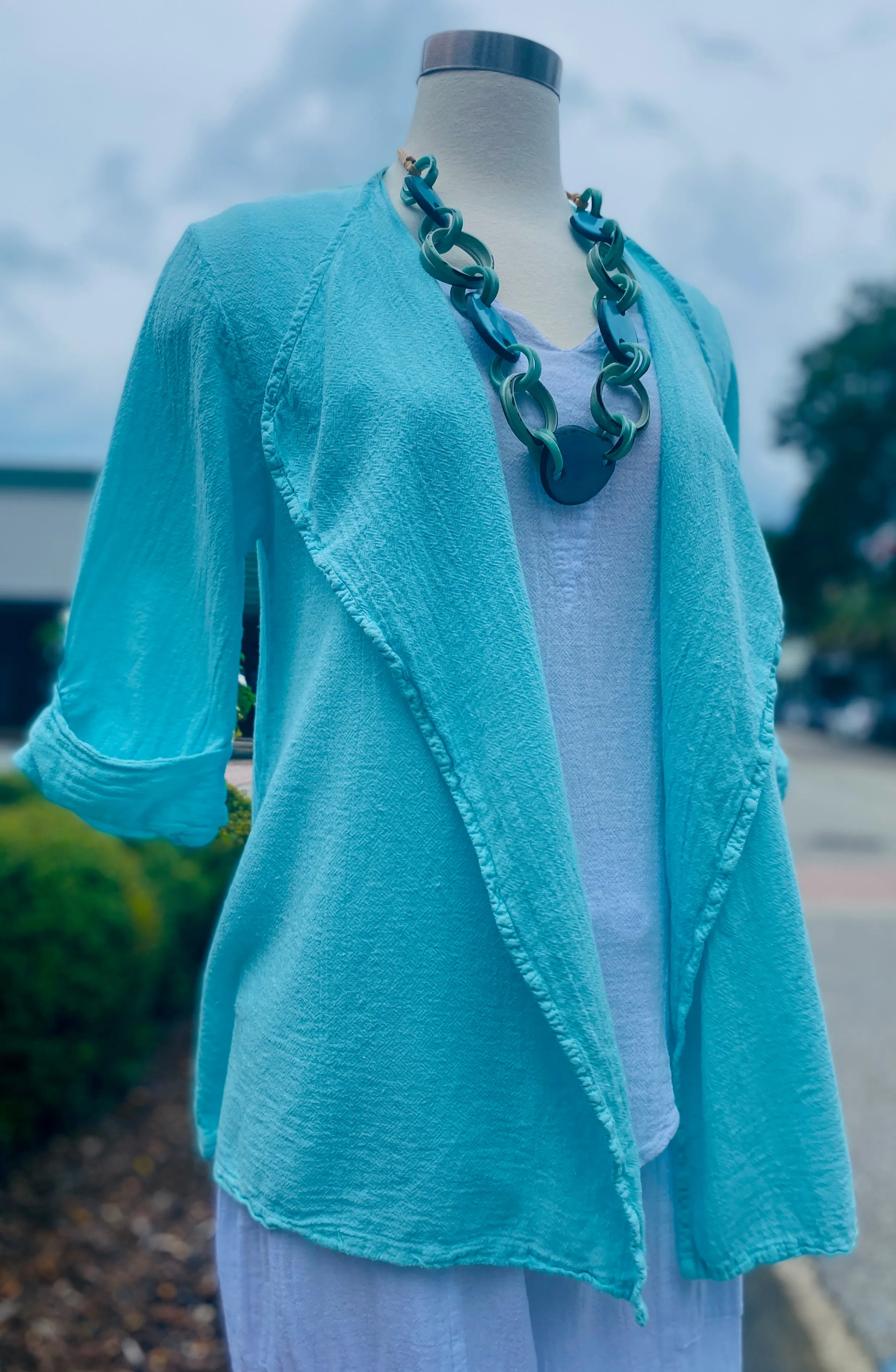 Jeanne Bolero ResortWear Jacket 100% Cotton Gauze,Women Wear