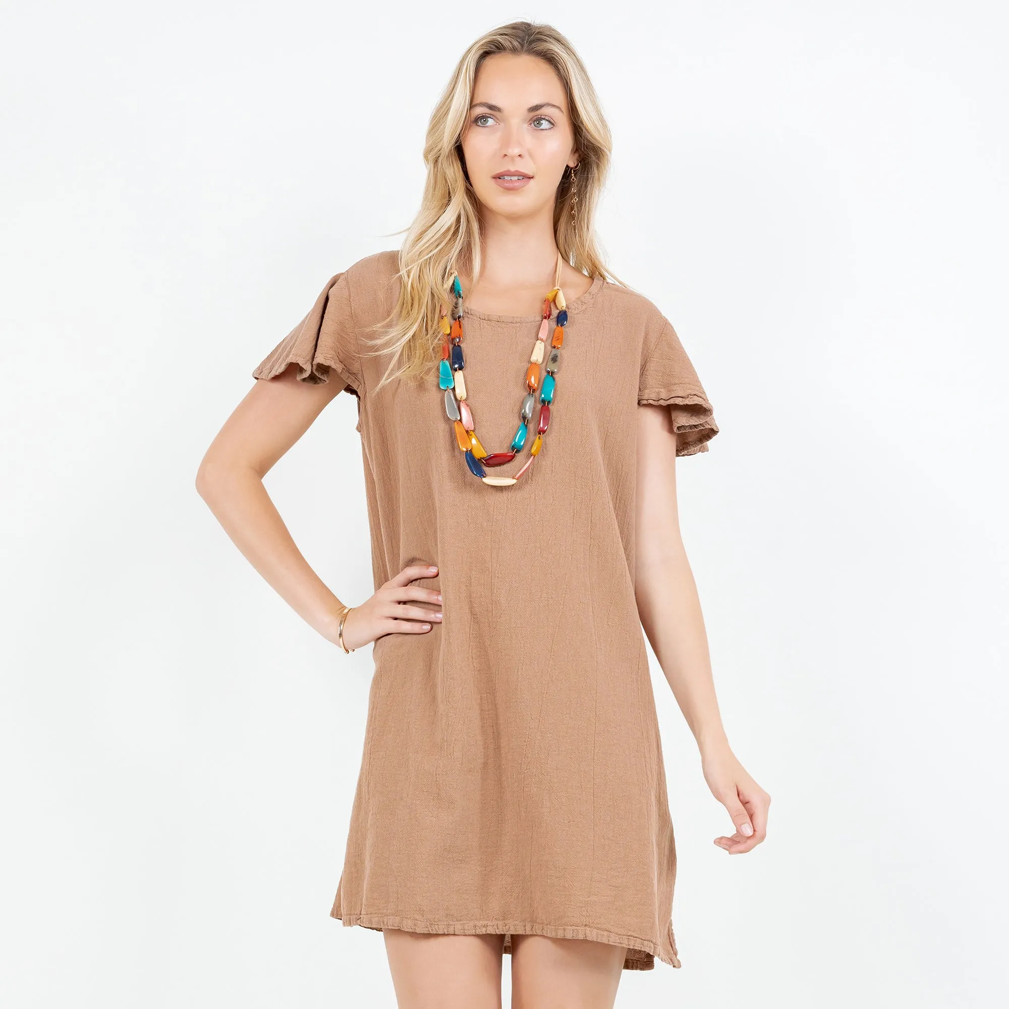 Laura Dress - 100% Cotton Gauze,Women Wear