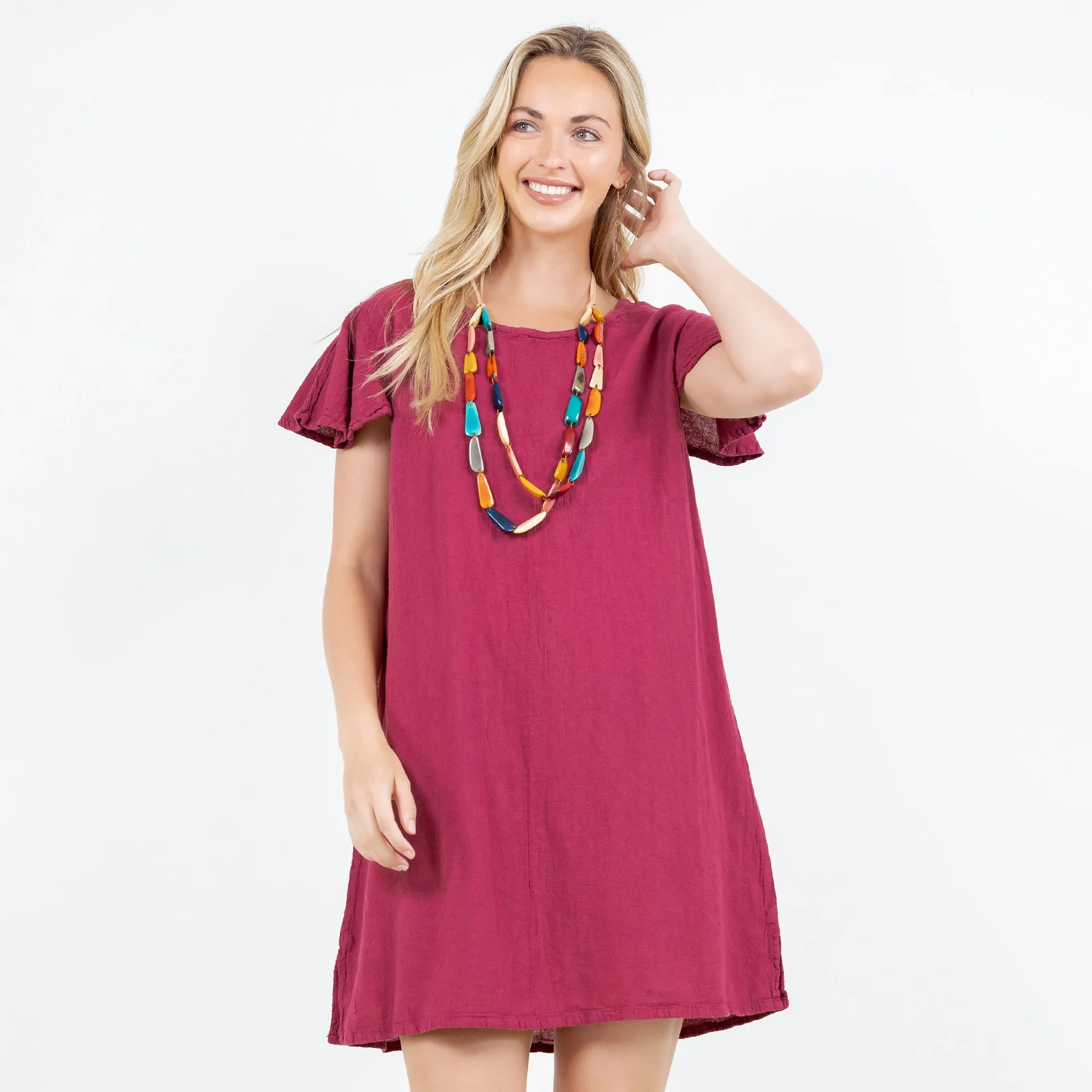 Laura Dress - 100% Cotton Gauze,Women Wear