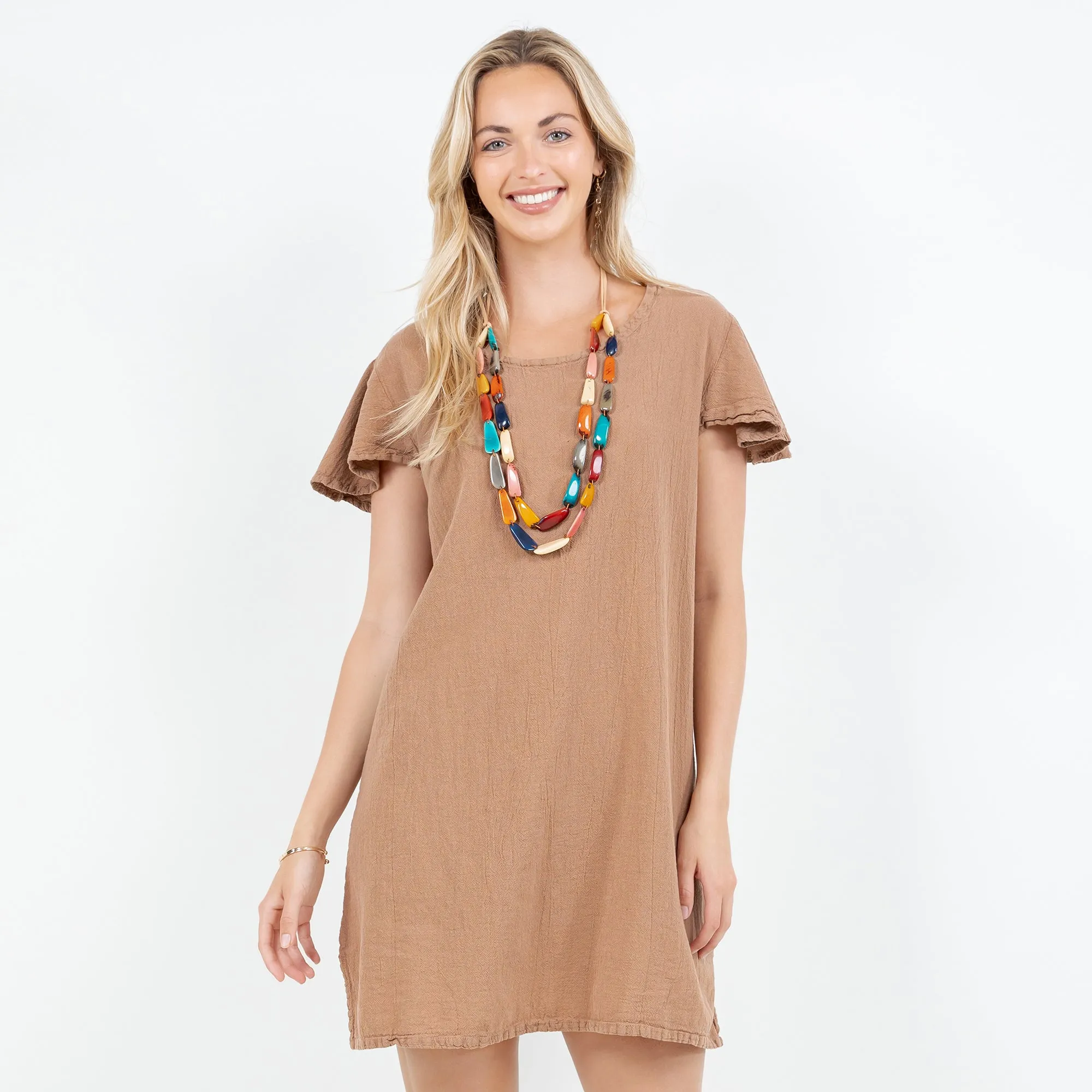 Laura Dress - 100% Cotton Gauze,Women Wear