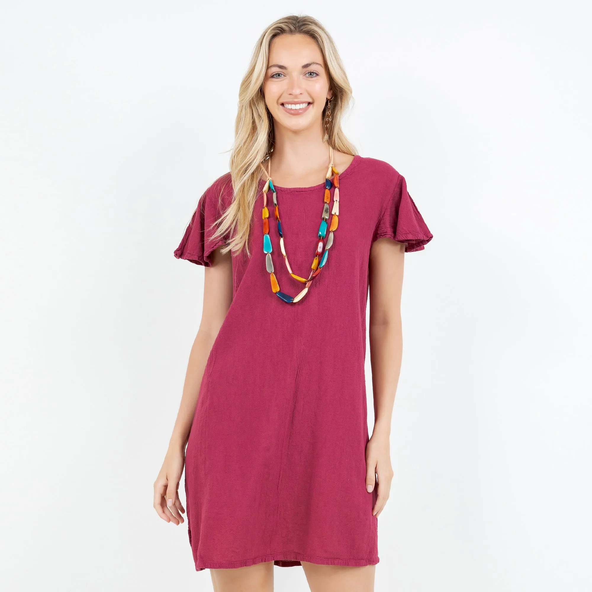 Laura Dress - 100% Cotton Gauze,Women Wear
