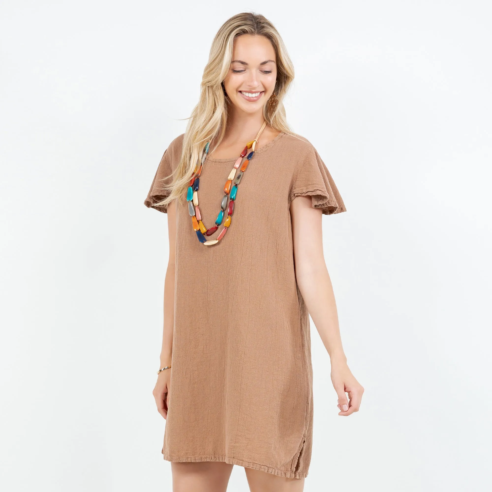Laura Dress - 100% Cotton Gauze,Women Wear
