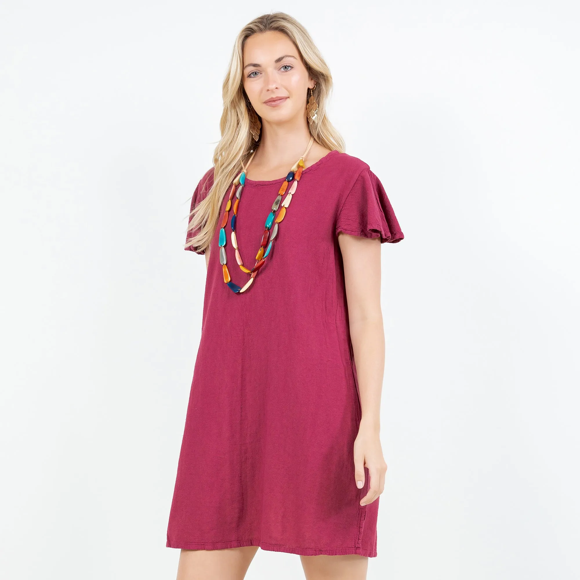 Laura Dress - 100% Cotton Gauze,Women Wear