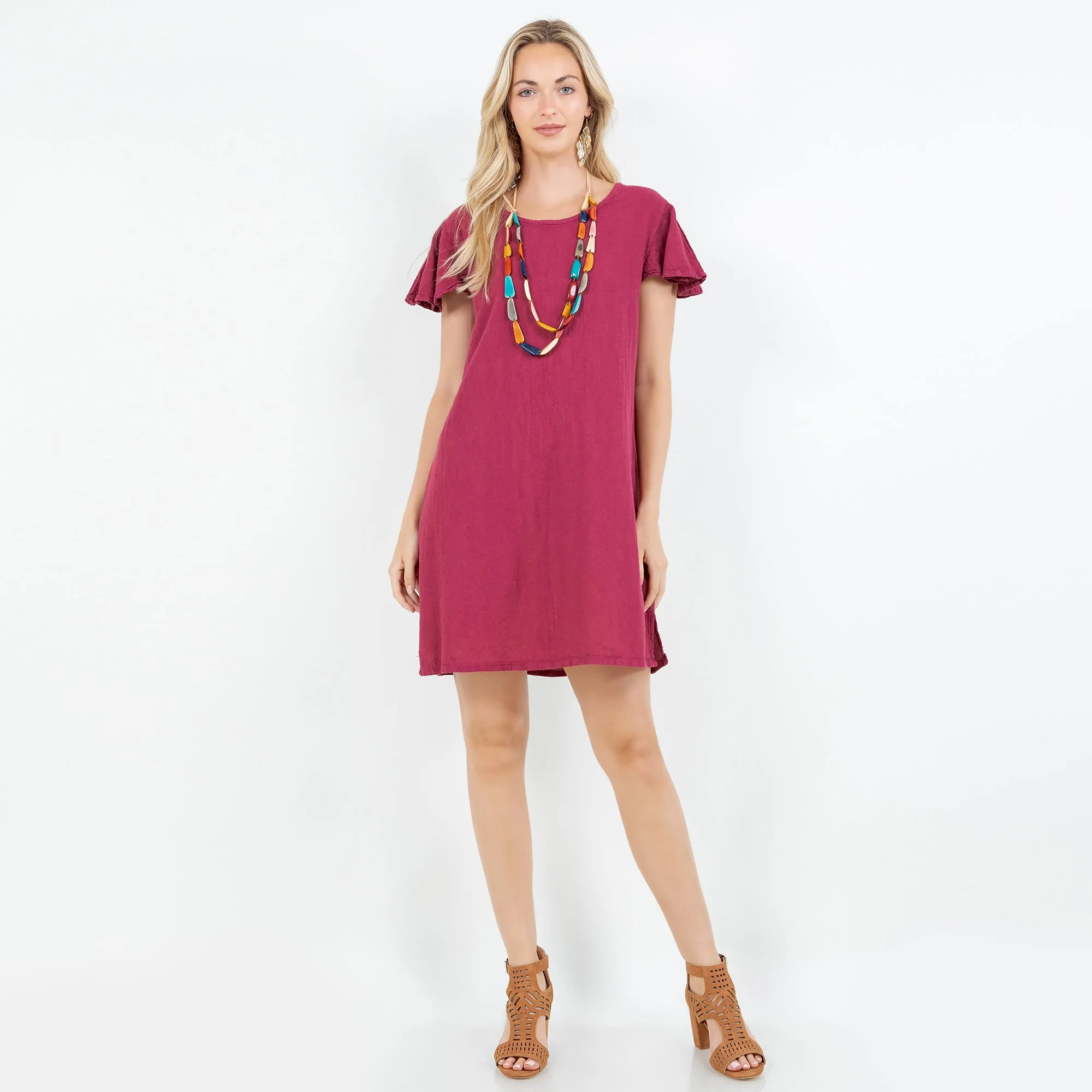 Laura Dress - 100% Cotton Gauze,Women Wear