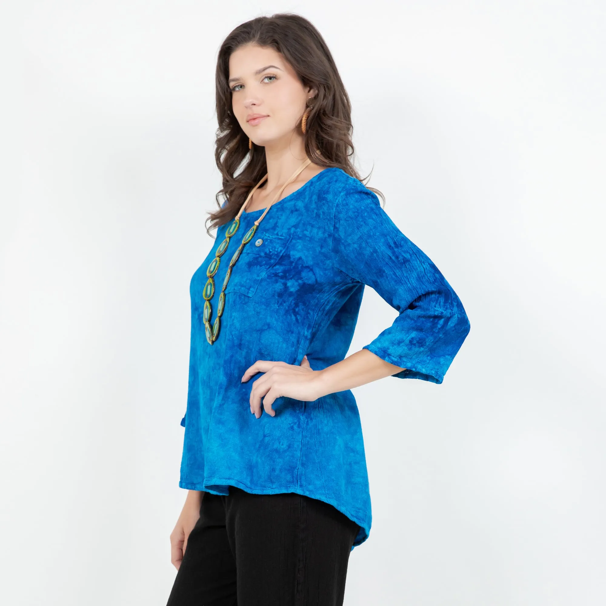 Leah Tuxedo Top with New Colors! 100% Cotton Gauze,Women Wear