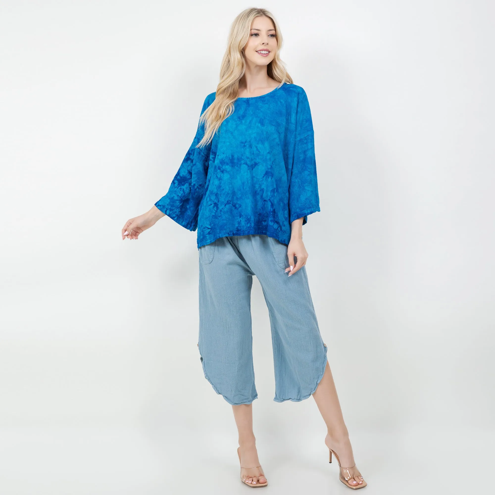 Letitia 3/4 Drop Shoulder Top,Women Wear