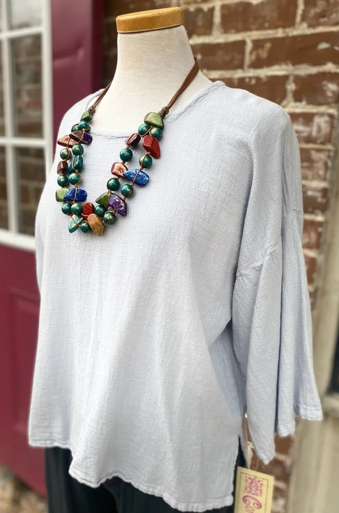Letitia 3/4 Drop Shoulder Top,Women Wear