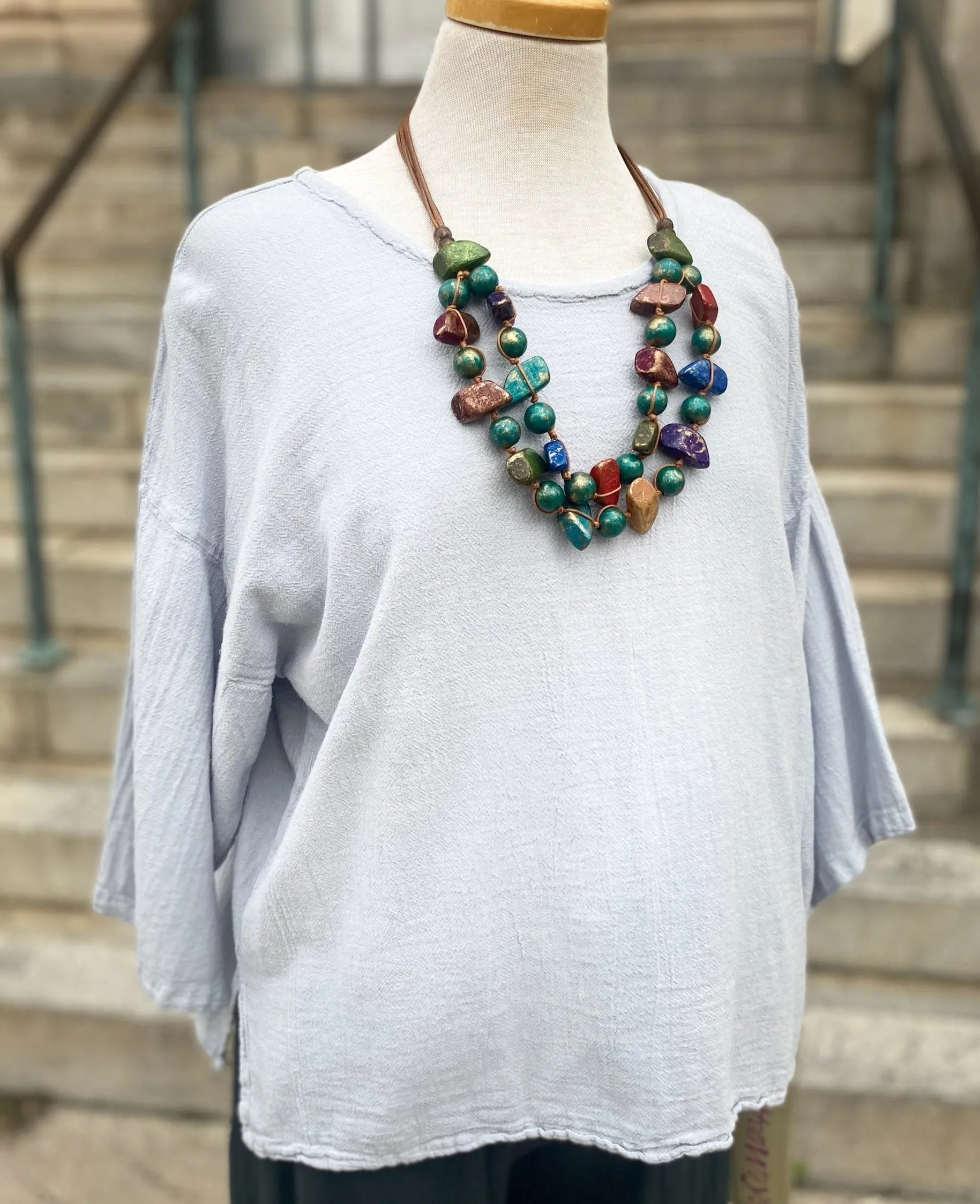 Letitia 3/4 Drop Shoulder Top,Women Wear