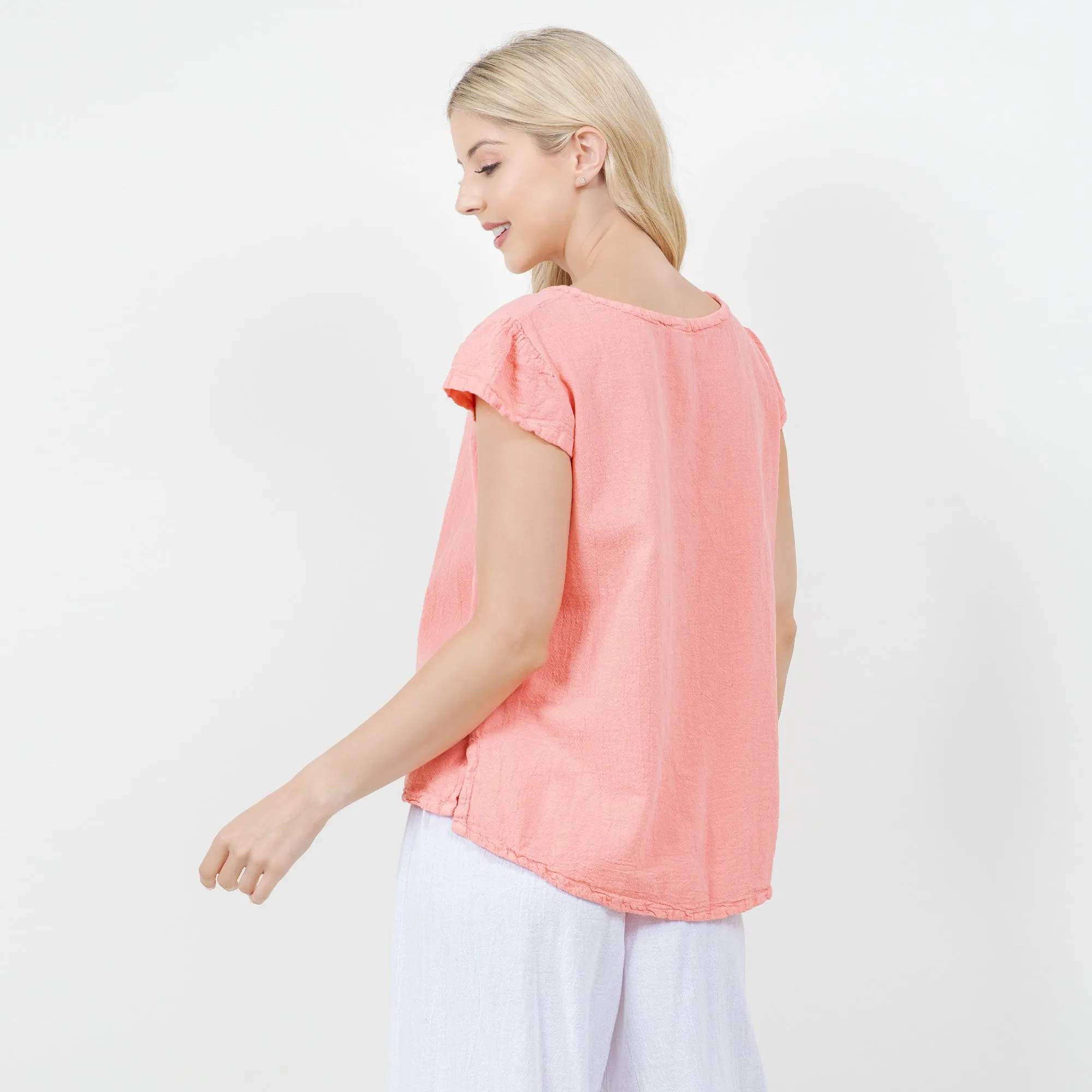 Libby Top 100% Cotton Gauze,Women Wear