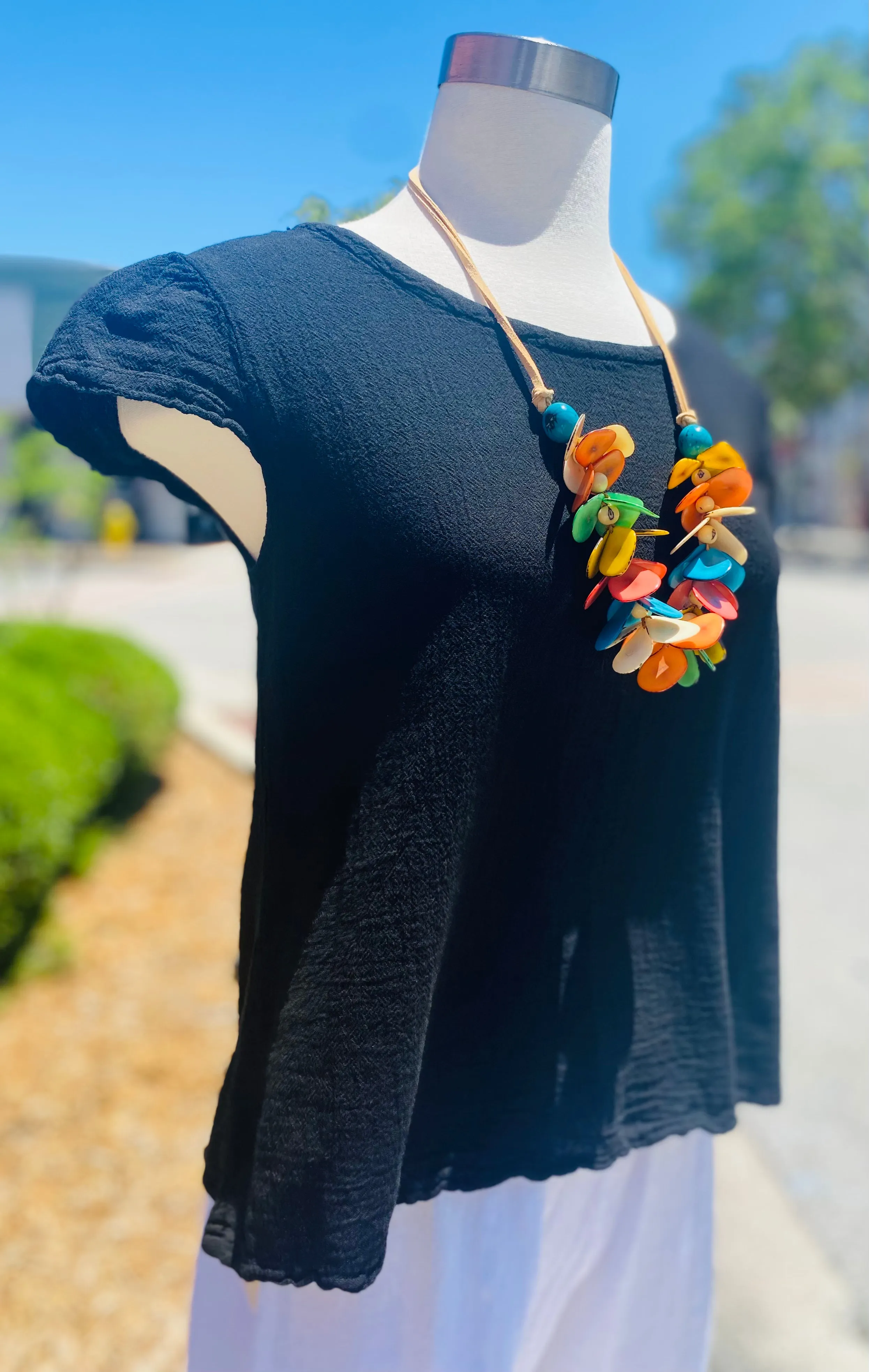 Libby Top 100% Cotton Gauze,Women Wear