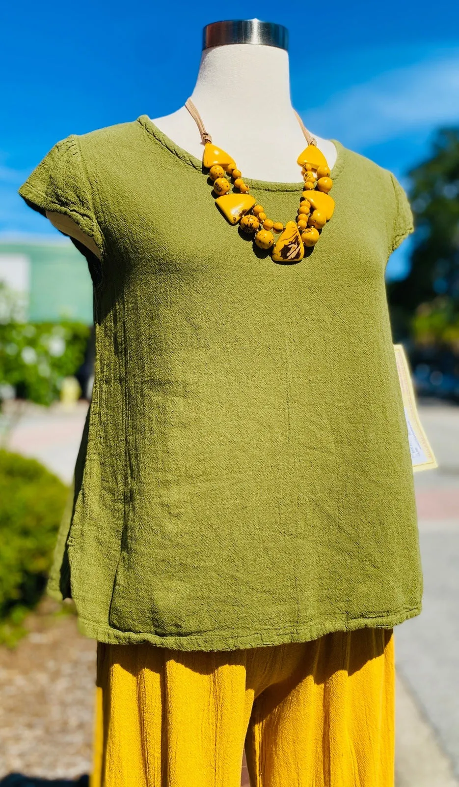 Libby Top 100% Cotton Gauze,Women Wear
