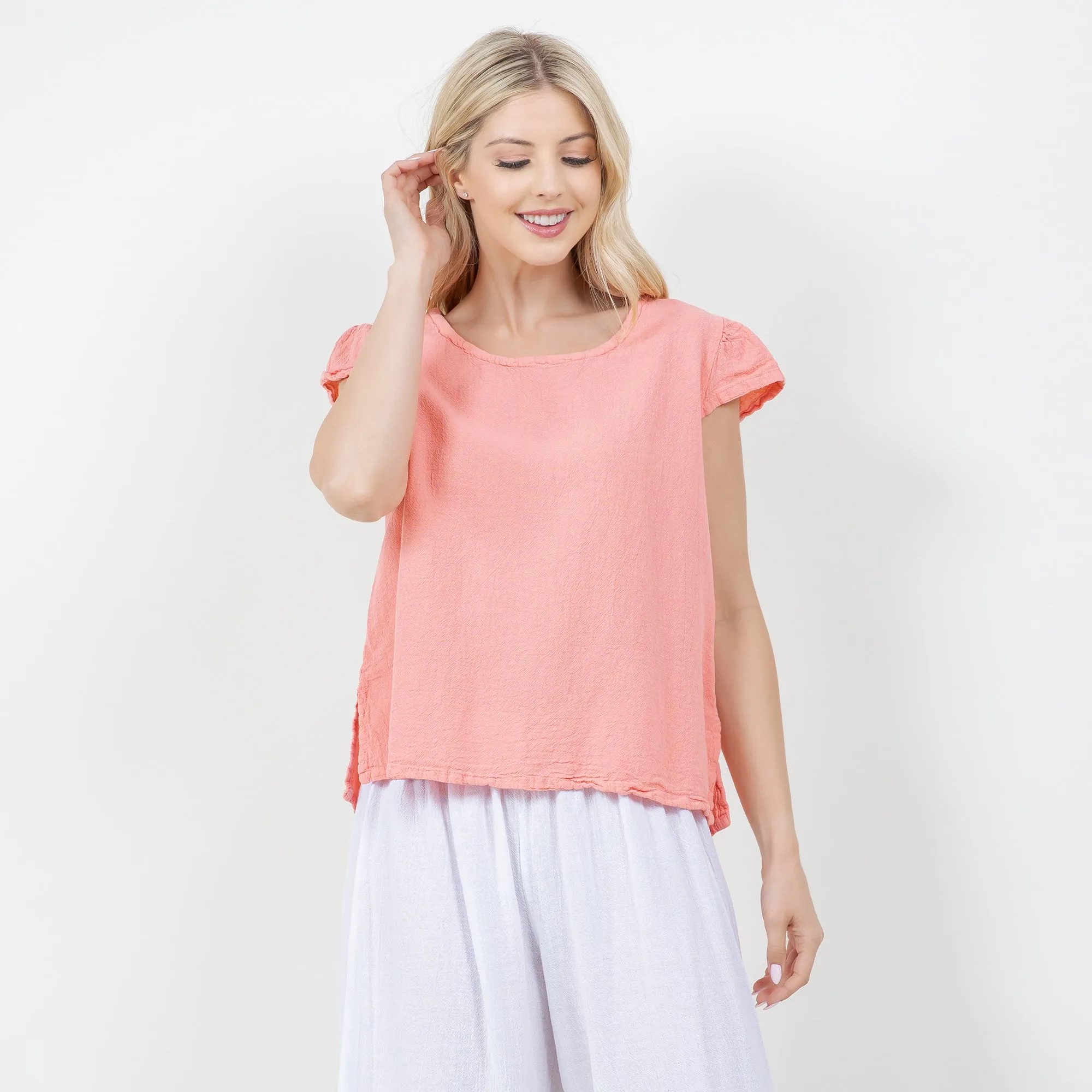 Libby Top 100% Cotton Gauze,Women Wear