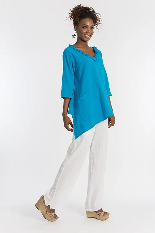 Lisa Pant - Classic with 2 Pockets! 100% Cotton Gauze,Women Wear
