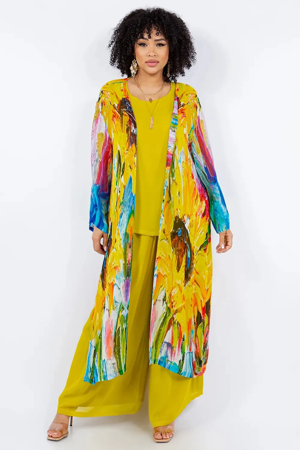 Long Sleeve Duster OSFM,Women Wear