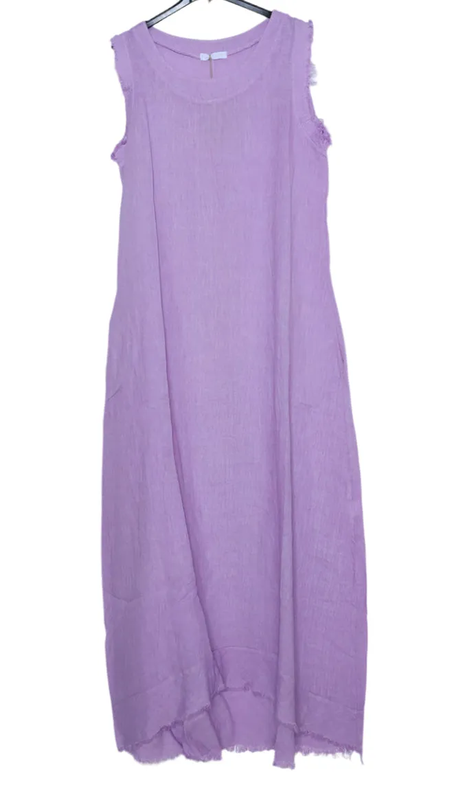 Long Sleeveless Dress 4318,Women Wear