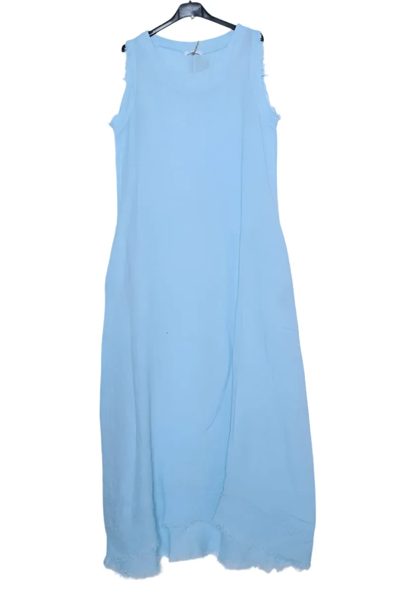 Long Sleeveless Dress 4318,Women Wear