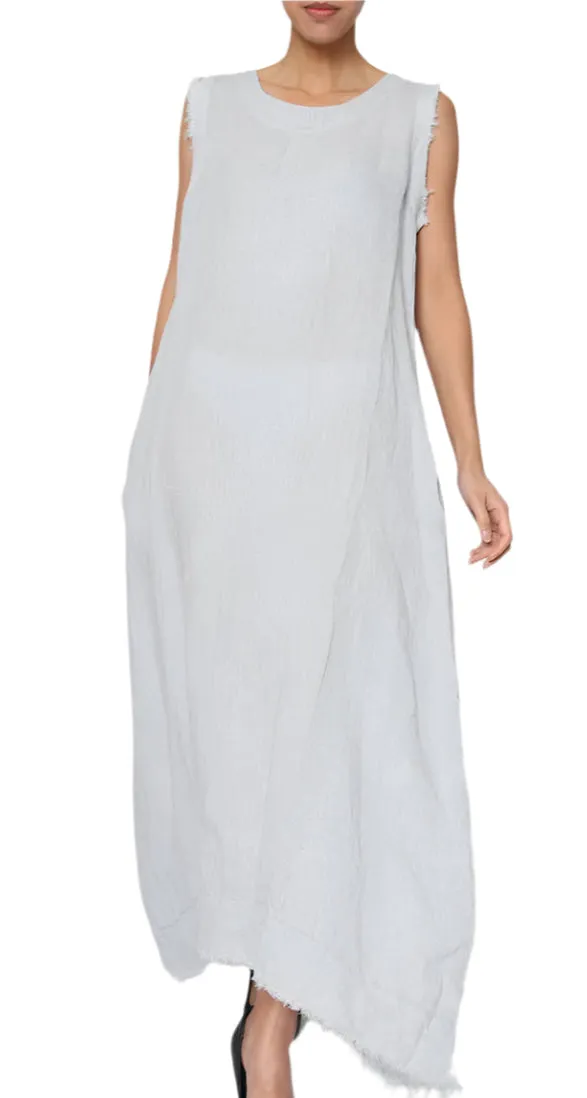 Long Sleeveless Dress 4318,Women Wear