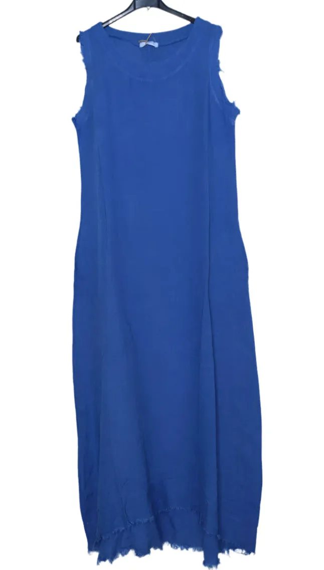 Long Sleeveless Dress 4318,Women Wear
