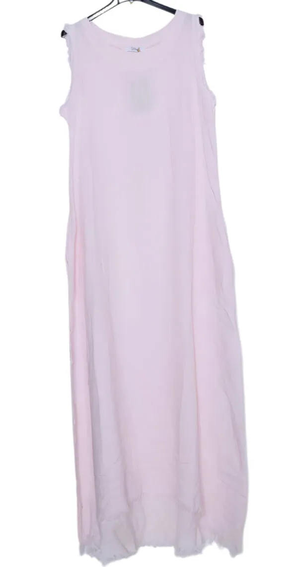 Long Sleeveless Dress 4318,Women Wear
