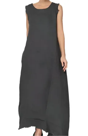 Long Sleeveless Dress 4318,Women Wear