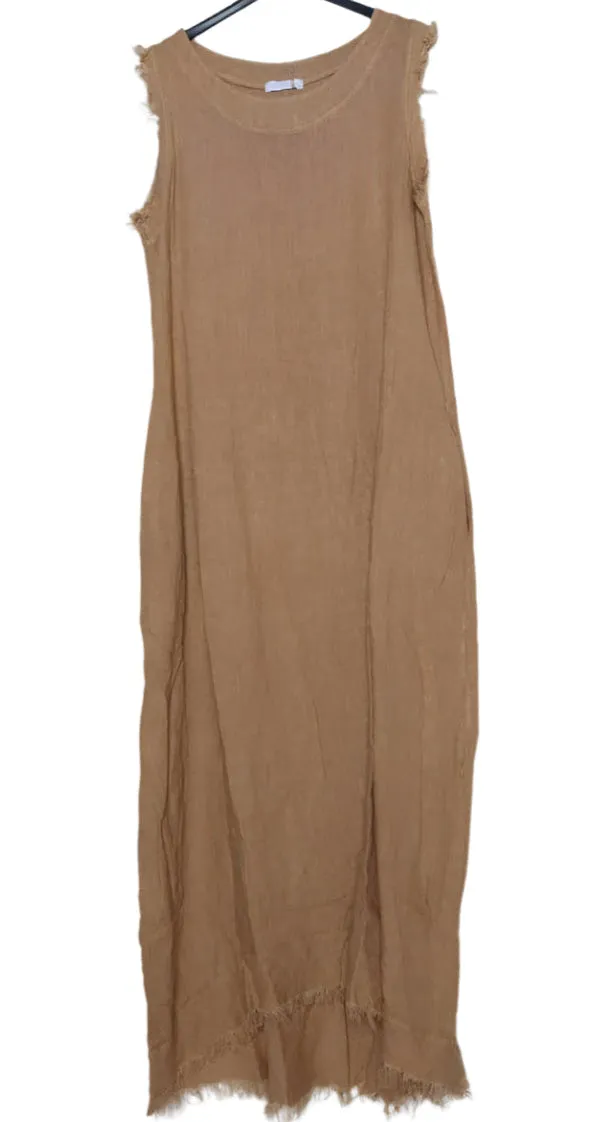 Long Sleeveless Dress 4318,Women Wear