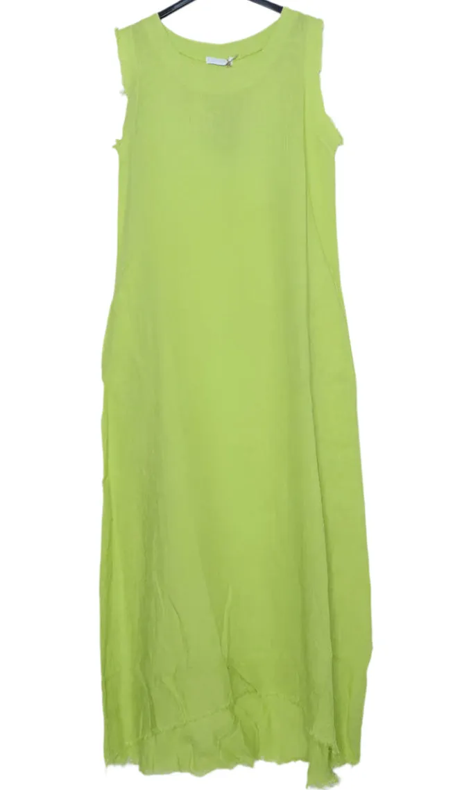 Long Sleeveless Dress 4318,Women Wear