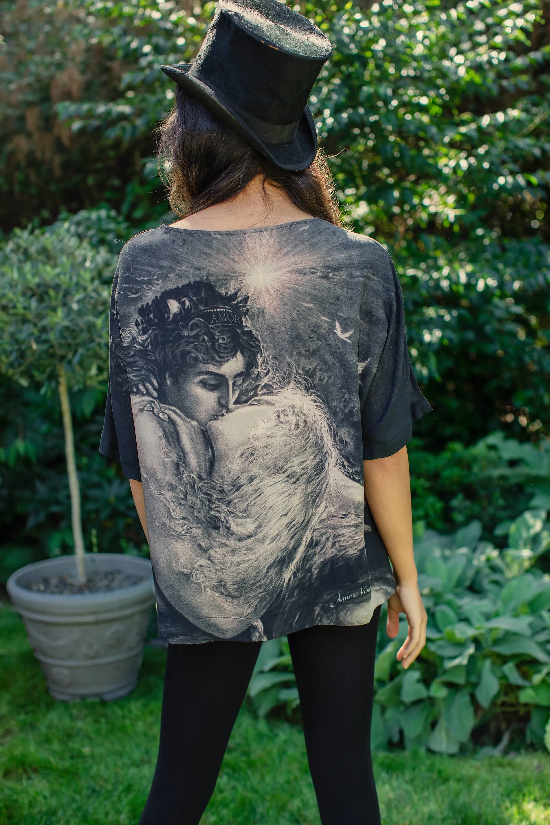 Love Conquers All Tee Luxe Bamboo Tunic Shirt,Women Wear