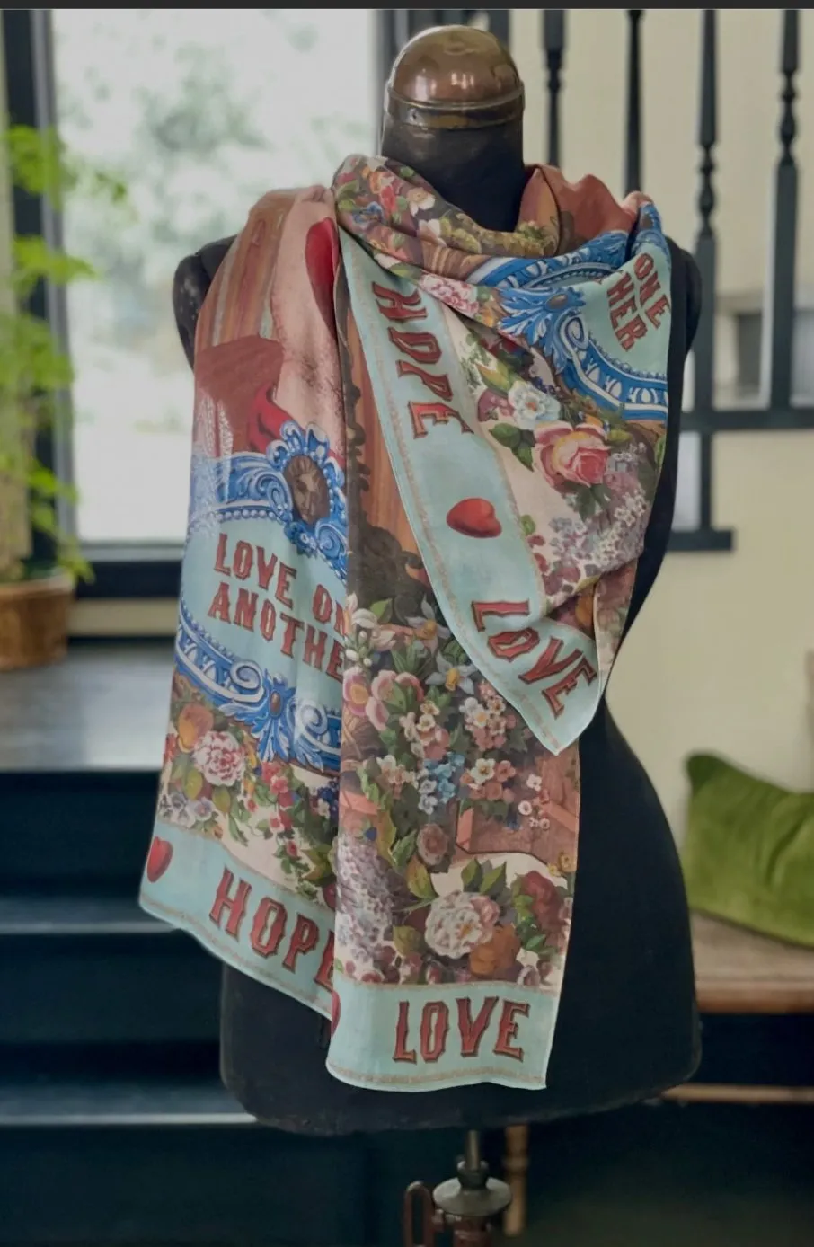 Love Language Bohemian Bamboo Scarf,Women Wear