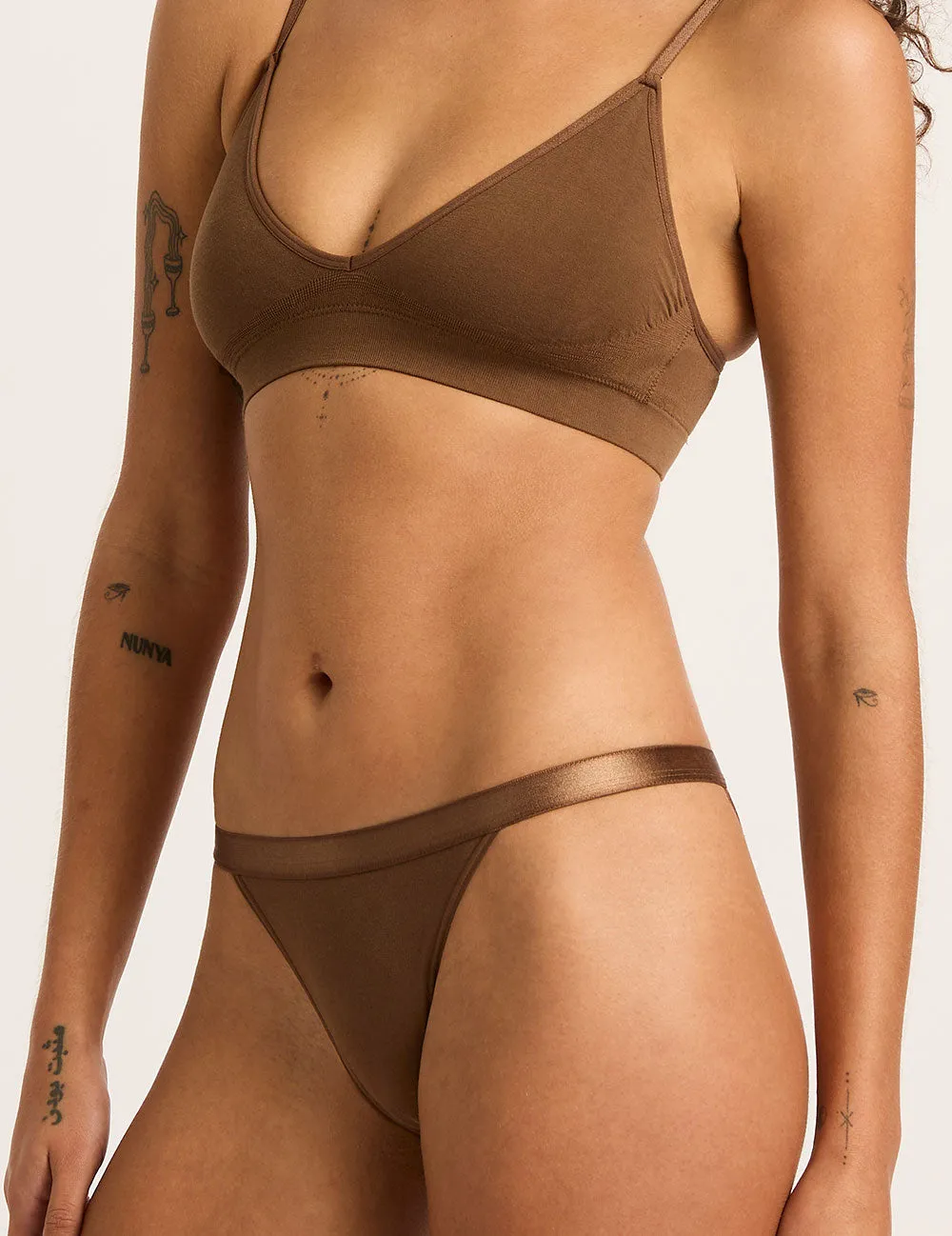 LYOLYTE Hi-Cut Bikini - Clove,Women Wear