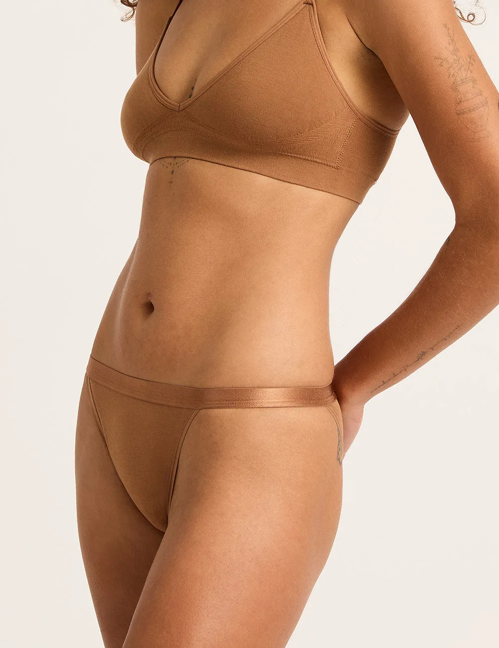 LYOLYTE Hi-Cut Bikini - Maple,Women Wear