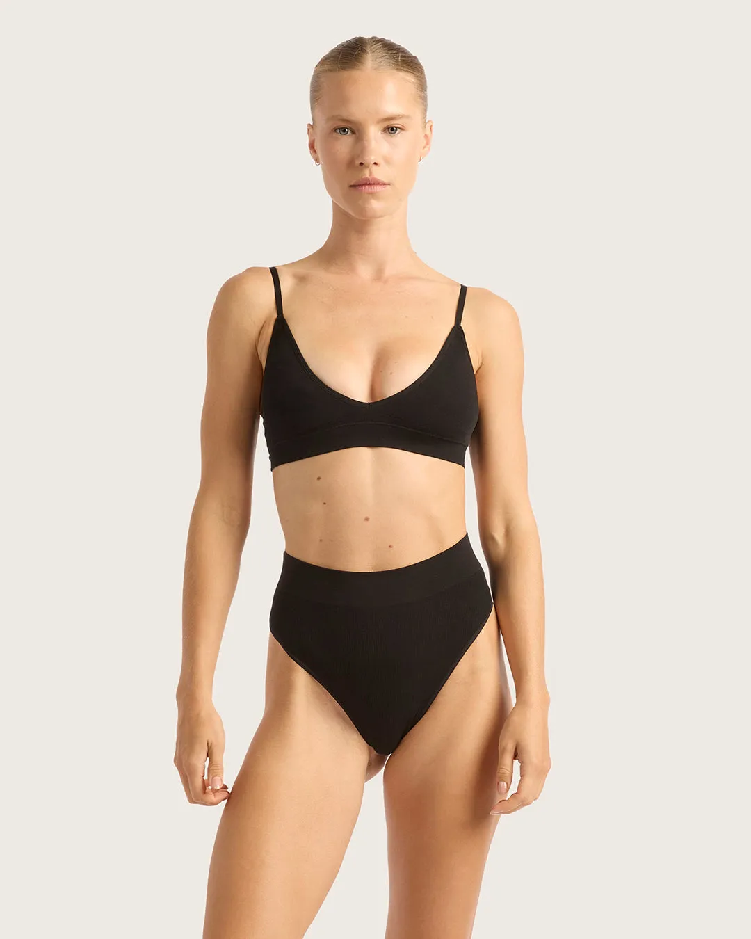 LYOLYTE High Waist G-String - Black,Women Wear