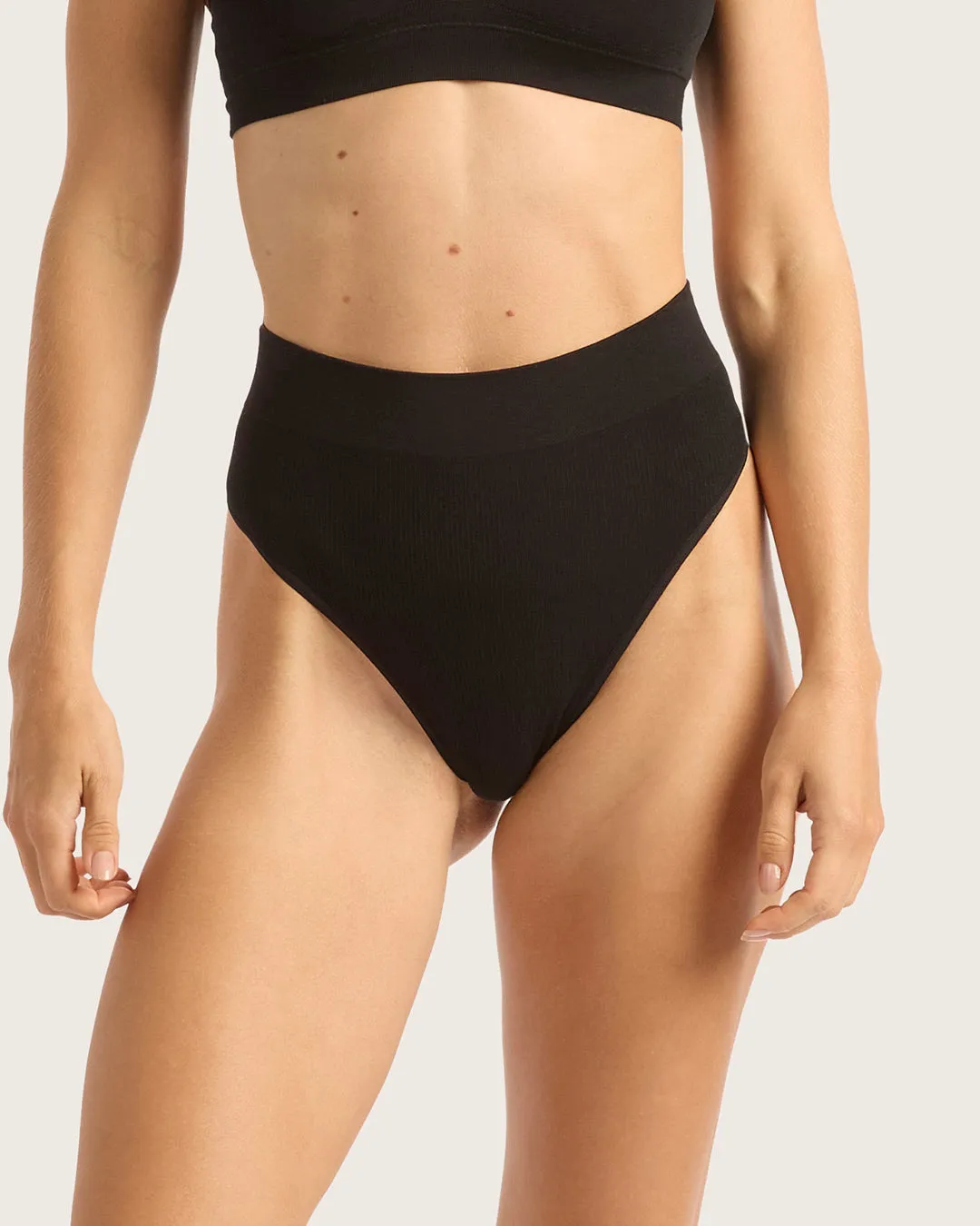LYOLYTE High Waist G-String - Black,Women Wear