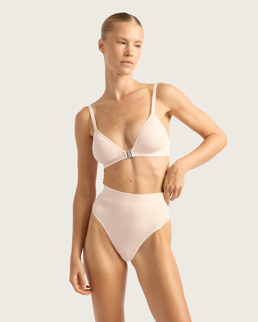 LYOLYTE High Waist G-String - Powder Pink,Women Wear