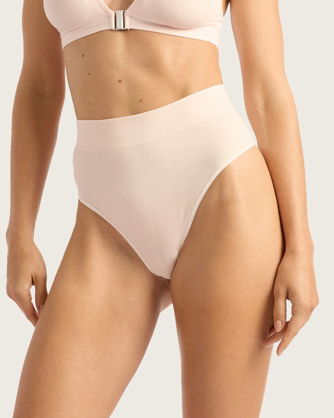 LYOLYTE High Waist G-String - Powder Pink,Women Wear
