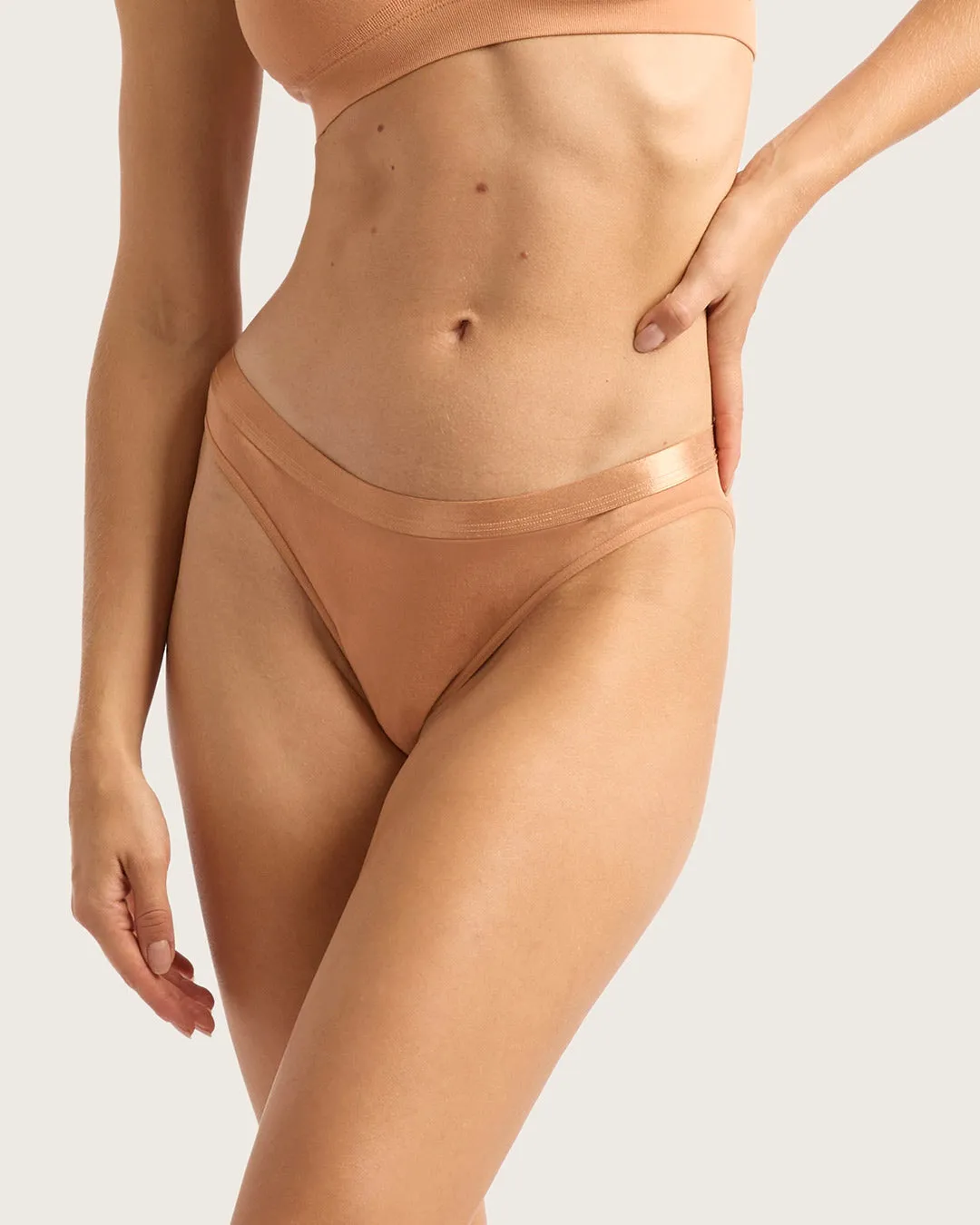 LYOLYTE Hipster Bikini - Dune,Women Wear