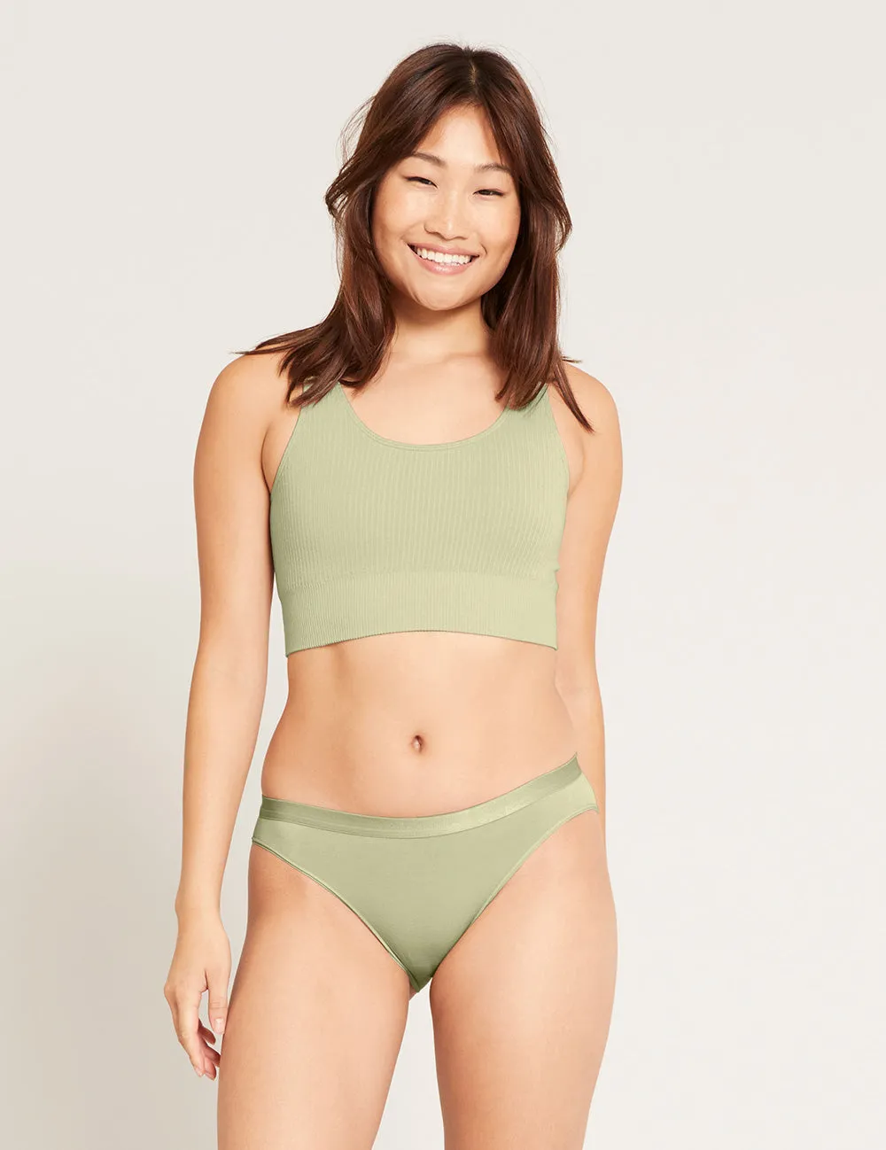 LYOLYTE Hipster Bikini - Sage,Women Wear